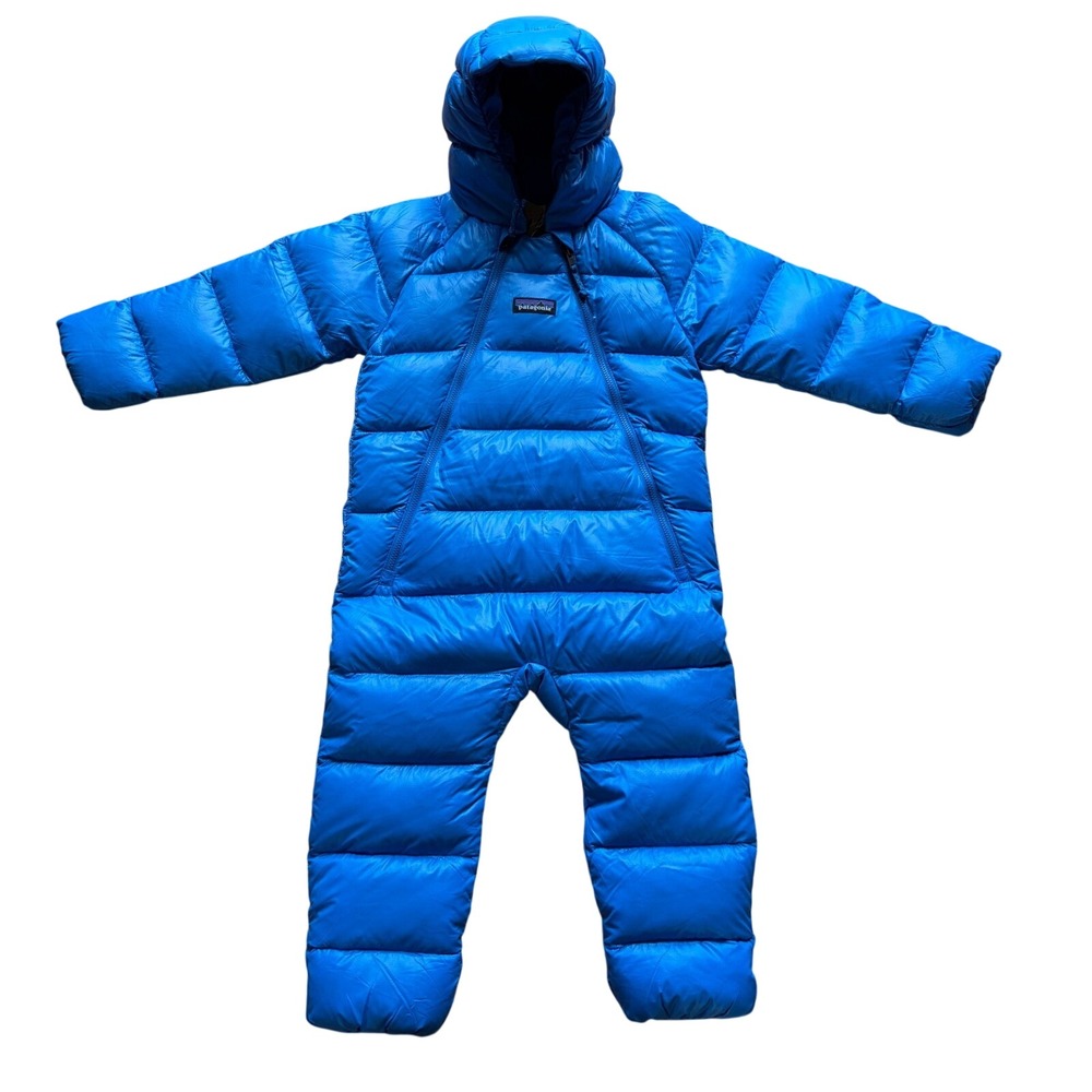 Patagonia Infant Hi-Loft Down Sweater‎ Bunting Vessel Blue 18-24M 60103